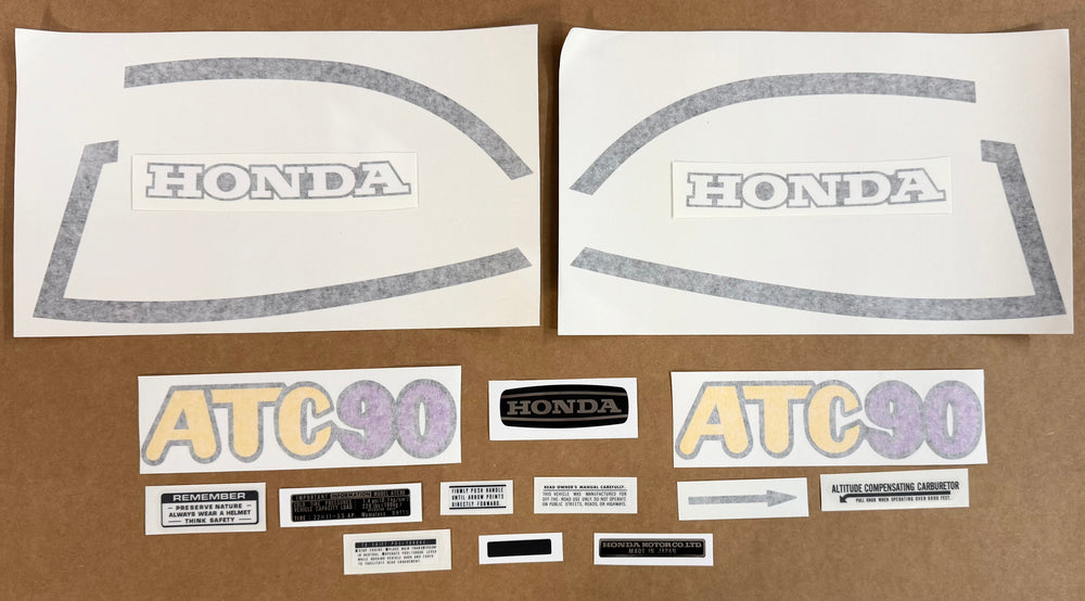 1972-73 Honda ATC90 complete decal set