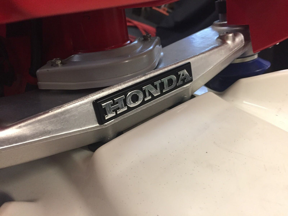 NEW Honda ATC 200x 83-86 350x 85-86 badge chrome and black 3 wheeler NOS