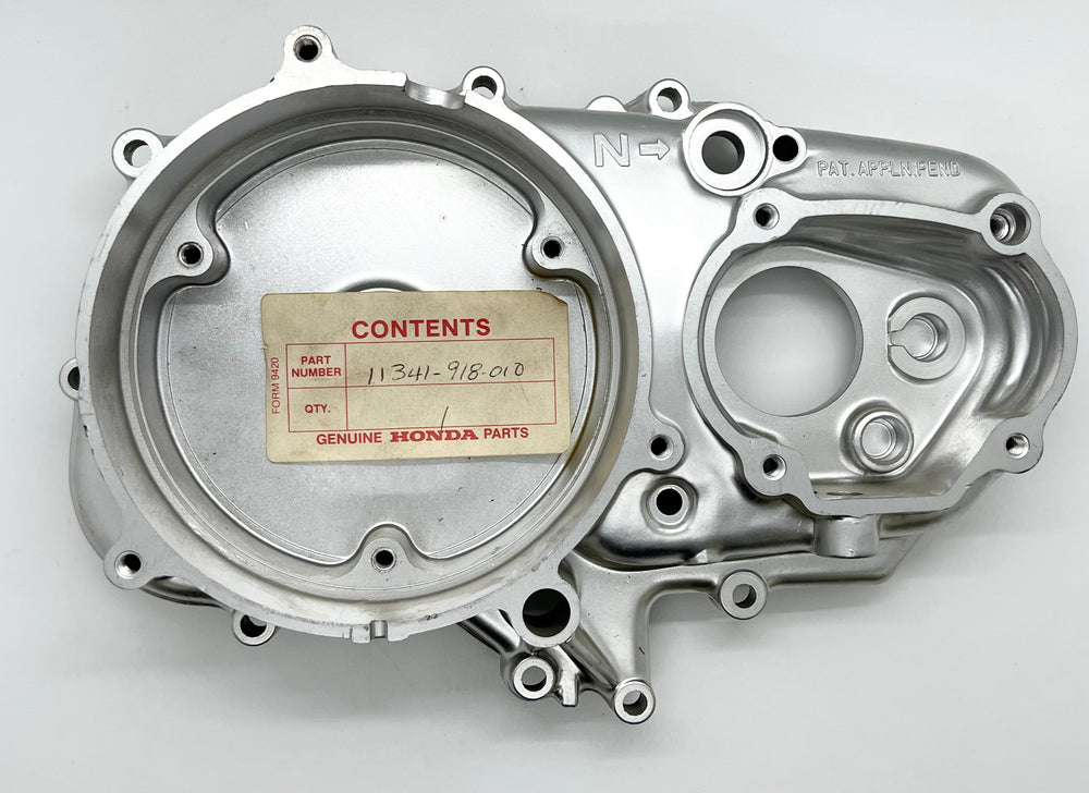 NOS Honda ATC90 LH outer engine cover  # 11341-918-010