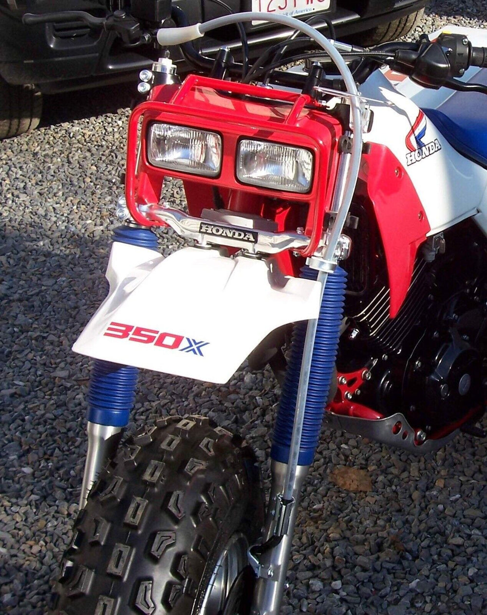 New Honda 85-86 ATC 350x front brake hose Oem # 45126-HA5-003