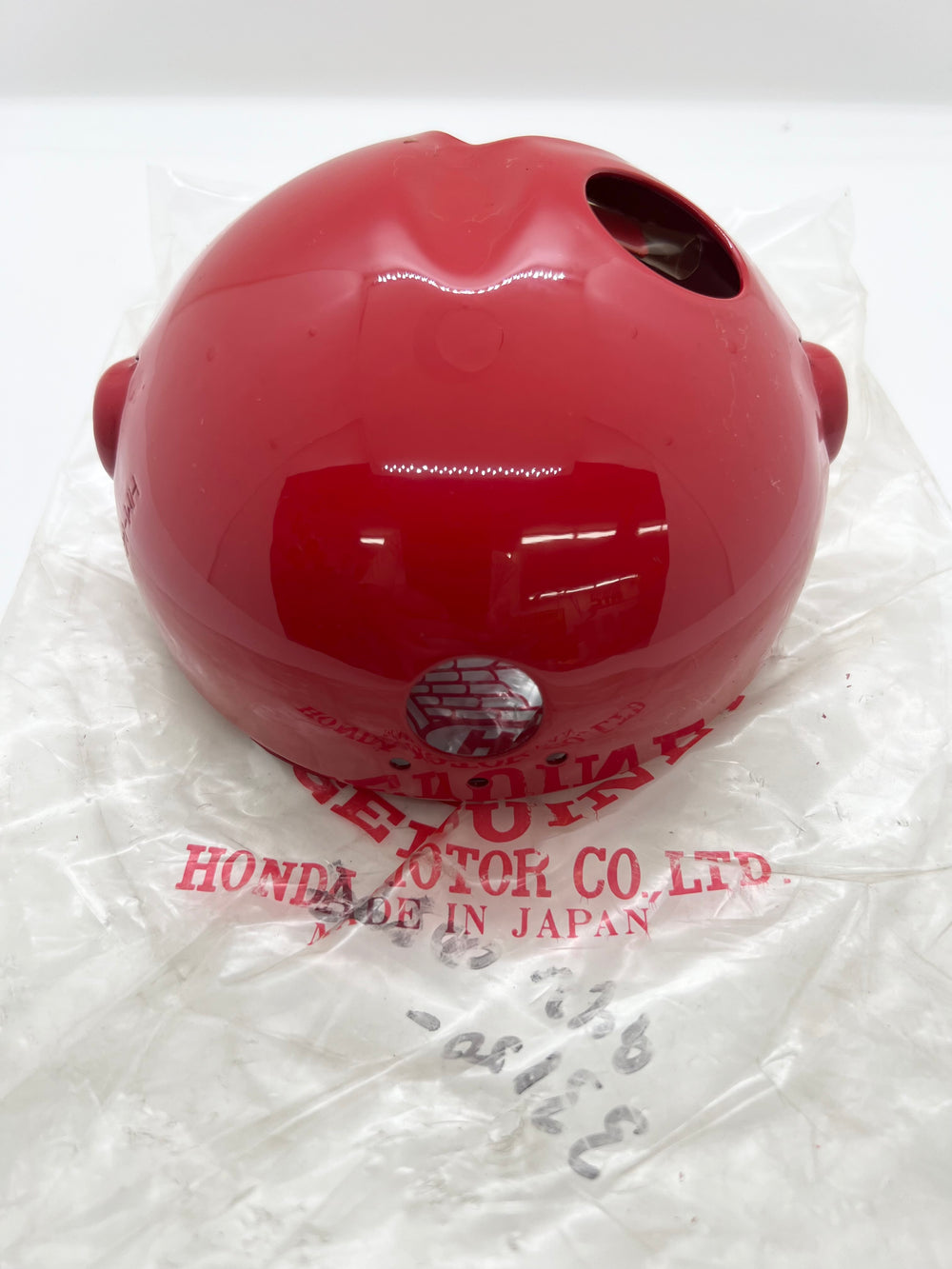 NOS  US90 Bright red headlight bucket