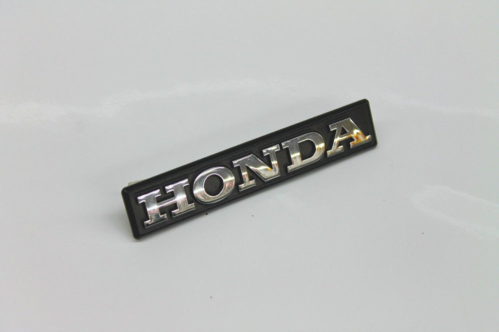 NEW Honda ATC 200x 83-86 350x 85-86 badge chrome and black 3 wheeler NOS