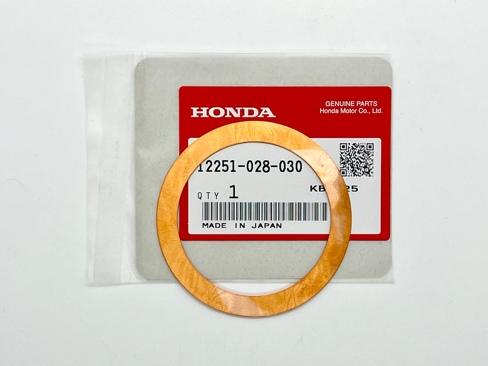 NOS Copper round head gasket for early 1970-71 Honda US90s # 12231-028-030