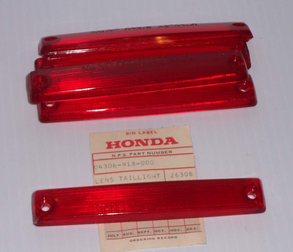 NOS Honda US90 tail light lens oem Stanley New # 04306-918-000
