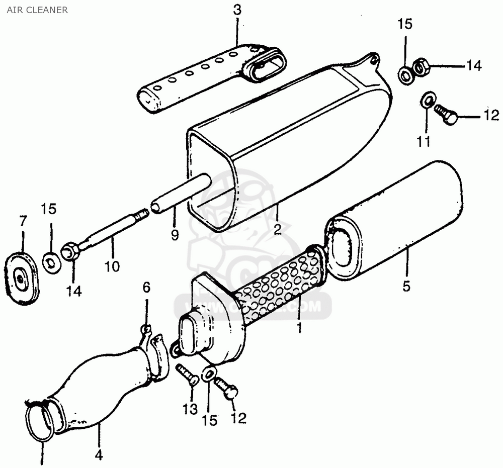 New spring clamp air intake tube 1970-78 ATC90 17256-041-000