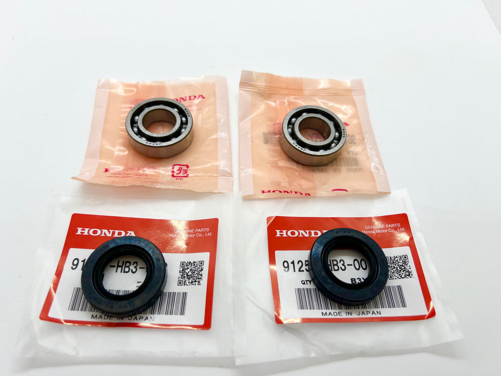 New OEM Honda front wheel bearing and seal kit for 1970-74 US90 balloon tire models