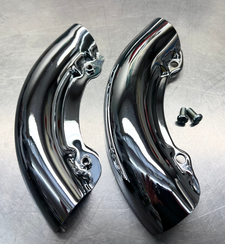 NEW !! 1970-78 ATC90 chrome muffler heat shield kit US90 stainless steel