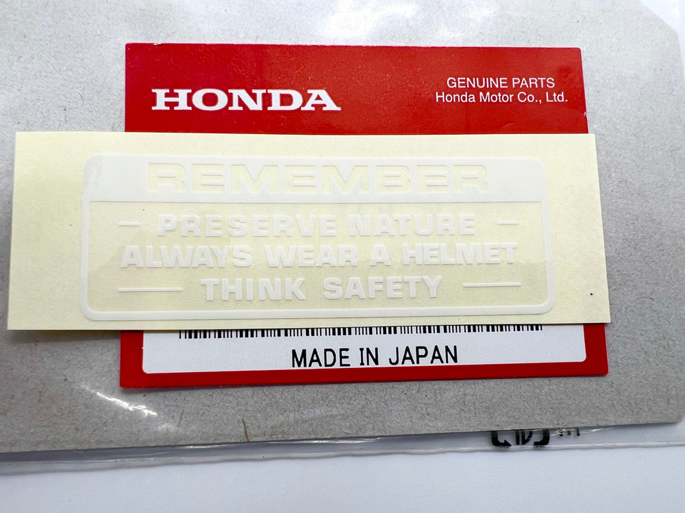 Preserve nature ( white) oem Honda